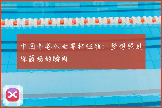 中国香港队世界杯征程:梦想照进绿茵场的瞬间